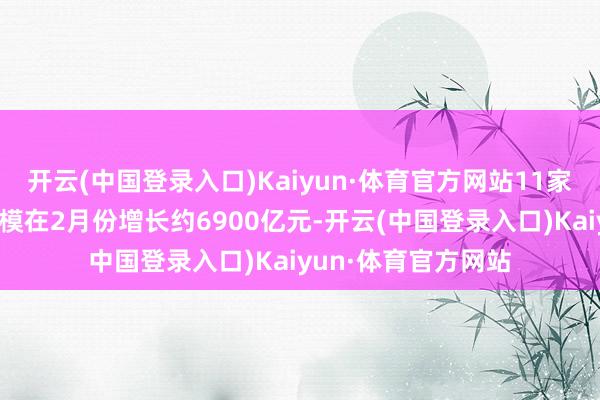 开云(中国登录入口)Kaiyun·体育官方网站11家答理公司的措置规模在2月份增长约6900亿元-开云(中国登录入口)Kaiyun·体育官方网站